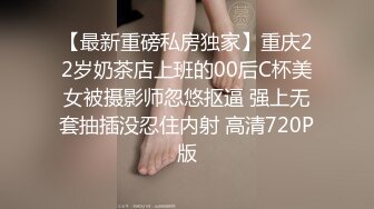 【最新重磅私房独家】重庆22岁奶茶店上班的00后C杯美女被摄影师忽悠抠逼 强上无套抽插没忍住内射 高清720P版