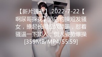 【新片速遞】 2022-7-22【啊尿哥探花】酒店约操短发骚女，撩起长裙扣穴舔逼，怼着骚逼一下顶入，侧入姿势爆操[359MB/MP4/55:59]