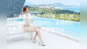 万中难遇的极品肉臀，后入被两瓣臀花夹得鸡巴、紧得想射，楼梯间叫声发骚发浪！