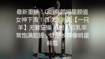 最新重磅！G奶高颜明星颜值女神下海！首次啪啪秀【一只羊】无套狂操 内射！巨乳非常饱满挺拔，妹子长得像明星韩雪