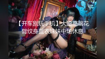 【开车别玩手机】大圈高端花臂纹身蓝衣妹妹中场休息